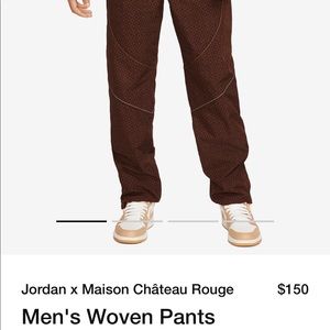 Jordan x Maison Château Rouge Mens Pants (L)